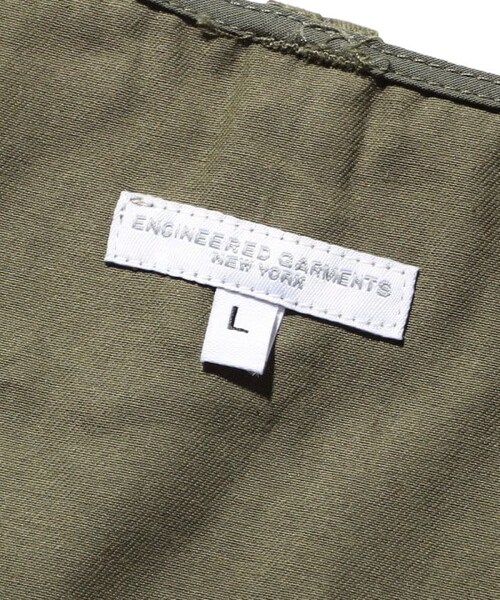 Engineered Garments（エンジニアードガーメンツ）の「Fowl Vest（トップス・メンズ・ブラック/ネイビー/カモフラージュ・S）」の2枚目の写真