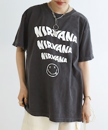 w closet | NIRVANAロゴプリントTシャツ(トップス)