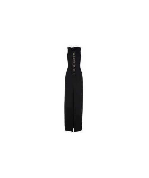 michael kors long black dress