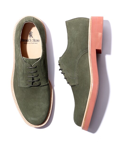 FREAK'S STORE(フリークスストア)の「Suede Plain toe Blucher Boots(シューズ・メンズ・ベージュ/ブラウン/オリーブ/ネイビー・8.0/8H/9.0)」の3枚目の写真