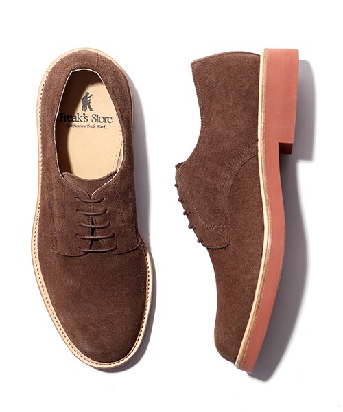 FREAK'S STORE(フリークスストア)の「Suede Plain toe Blucher Boots(シューズ・メンズ・ベージュ/ブラウン/オリーブ/ネイビー・8.0/8H/9.0)」の2枚目の写真