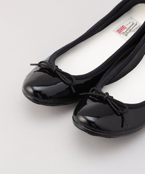 Traditional Weatherwear（トラディショナルウェザーウェア）の「BALLET RAIN SHOES（シューズ・レディース・ブラック・36）」の6枚目の写真
