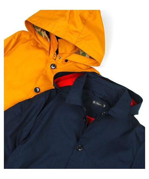 Audience（オーディエンス）の「Soutein collar 可拆式長風衣（その他・メンズ・黃/藍・M/L）」の2枚目の写真