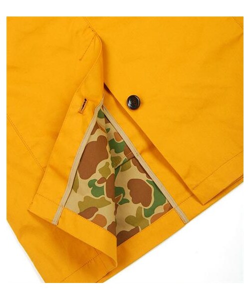 Audience（オーディエンス）の「Soutein collar 可拆式長風衣（その他・メンズ・黃/藍・M/L）」の5枚目の写真