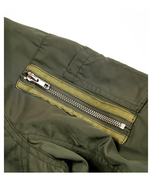 plain-me（プレインミー）の「經典MA-1夾克（その他・メンズ・軍綠/黑・S/M/L）」の2枚目の写真