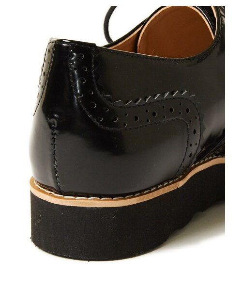 DRWCYS（ドロシーズ）の「ウィングチップシューズ（シューズ・レディース・ブラック/ホワイト/シルバー・M/L）」の10枚目の写真
