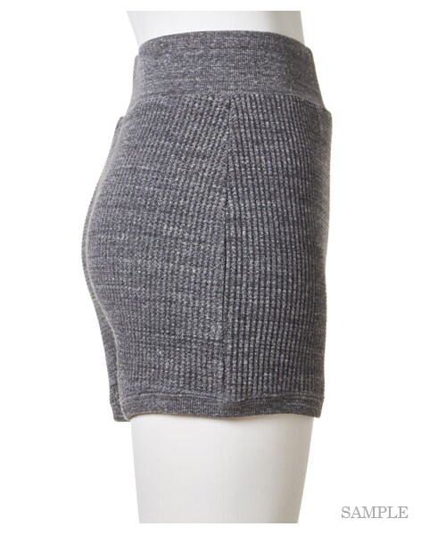 FRAY I.D(フレイアイディー)の「サーマルパンツ(スウェットパンツ・レディース・LGRY/DGRY・F)」の5枚目の写真