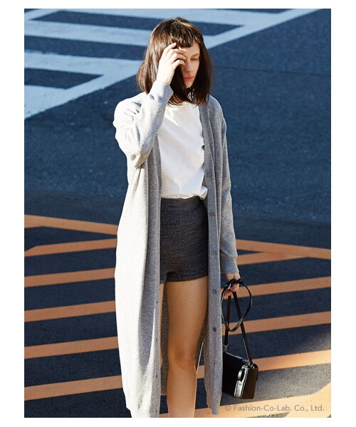 FRAY I.D(フレイアイディー)の「サーマルパンツ(スウェットパンツ・レディース・LGRY/DGRY・F)」の3枚目の写真