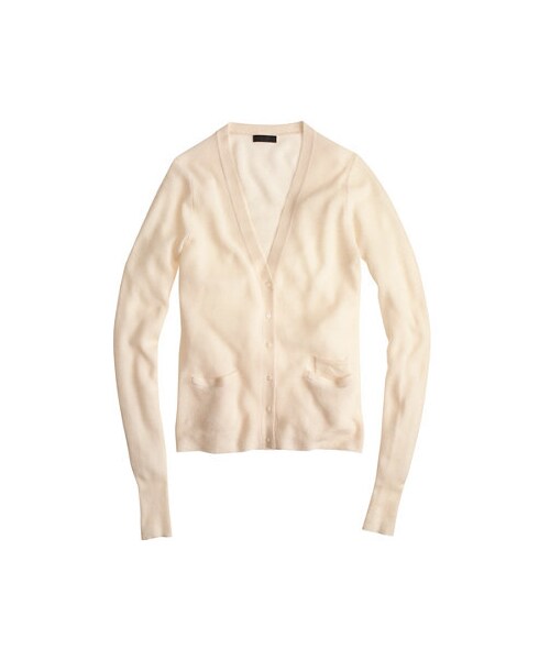 J.CREW（ジェイクルー）の「Collection featherweight cashmere waffle cardigan（ニット/セーター）」 WEAR
