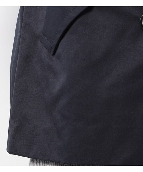 laboratory work(ラボラトリーワーク)の「9分袖ショートトレンチコート(ジャケット/アウター・レディース・ライトベージュ/ネイビー・S/M)」の9枚目の写真