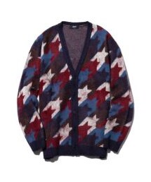 glamb（グラム）の「GB0323/KNT07 : Houndstooth Cardigan / ハウンドトゥースカーディガン（その他・メンズ）」