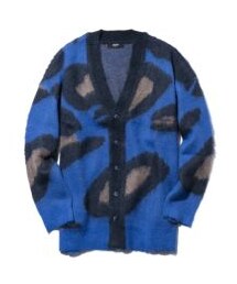 glamb（グラム）の「GB0323/KNT06 : Big Leopard Cardigan / ビッグレオパードカーディガン（その他・メンズ）」