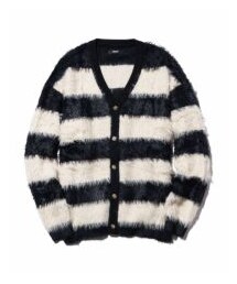 glamb（グラム）の「GB0323/KNT05 : Fuzzy Border Cardigan / ファジーボーダーカーディガン（その他・メンズ）」