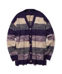 glamb（グラム）の「GB0323/KNT01 : Multi Border Cardigan / マルチボーダーカーディガン（その他・メンズ）」