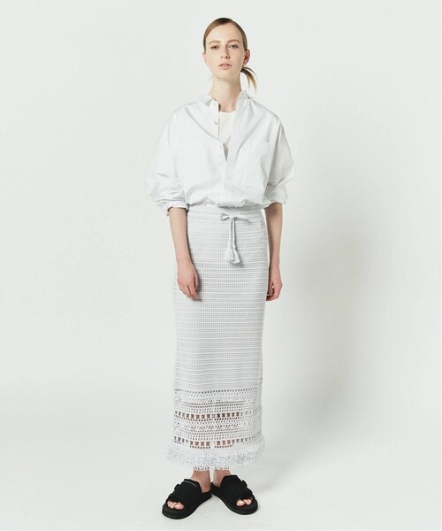 CALMER（カルメール）の「CABLES フリンジスカート（スカート・グレー/(006)/フリー/在庫あり）」の13枚目の写真