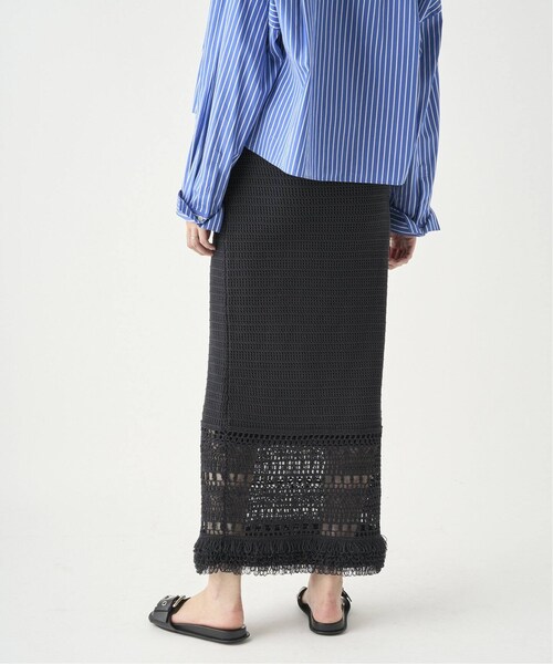 CALMER（カルメール）の「CABLES フリンジスカート（スカート・グレー/(006)/フリー/在庫あり）」の11枚目の写真