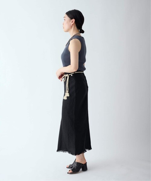 CALMER(カルメール)の「IRISHリネンスカート(スカート・ブラック/(001)/1/残り3点/2/在庫あり)」の14枚目の写真