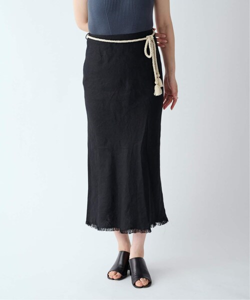CALMER(カルメール)の「IRISHリネンスカート(スカート・ブラック/(001)/1/残り3点/2/在庫あり)」の9枚目の写真