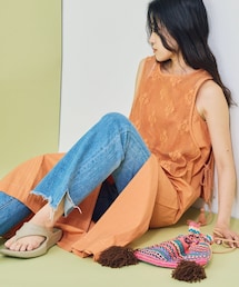 CIAOPANIC TYPY | 【india】レースベスト付き配色ステッチキャミワンピース(ワンピース/ドレス)