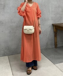un dix cors（アンディコール）の「楊柳ハシゴスリーブワンピース（ワンピース/ドレス・レディース）」