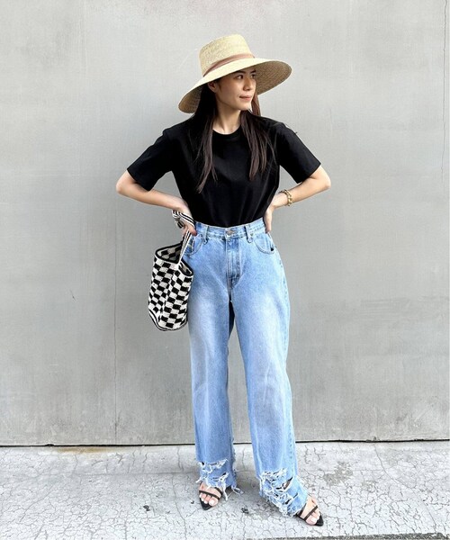 Bonum（ボナム）の「スビンレギュラーTシャツ / suvin regular Tshirts（その他・ブラック/フリー）」の8枚目の写真