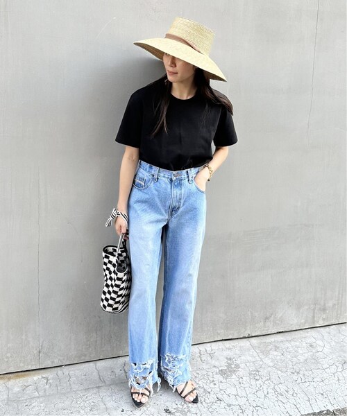 Bonum（ボナム）の「スビンレギュラーTシャツ / suvin regular Tshirts（その他・ブラック/フリー）」の4枚目の写真