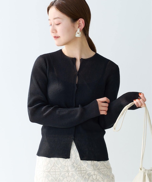 IENA シアーリブカーディガン IENA（イエナ）の「シアーリブカーディガン（）」 - WEAR