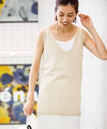 IENA（イエナ）の「《予約》【Loro/ローロ】 Glitter Tanktop / タンクトップ（その他）」