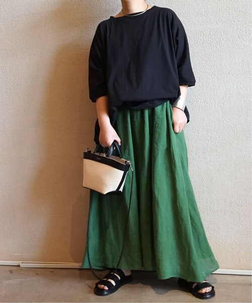 めいたぁ◡̈ジャーナルスタンダードラックス | オーガニックコットンパンツ JOURNAL STANDARD LUXE パンツ オーガニックコットン レディース