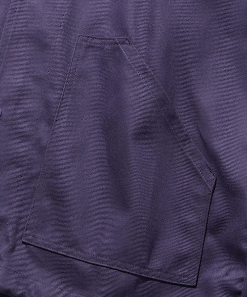 South2 West8（サウスツーウェストエイト）の「Coach Jacket - Cotton Twill（ジャケット/アウター・メンズ・オフホワイト/ブラック/グリーン/パープル・M）」の4枚目の写真