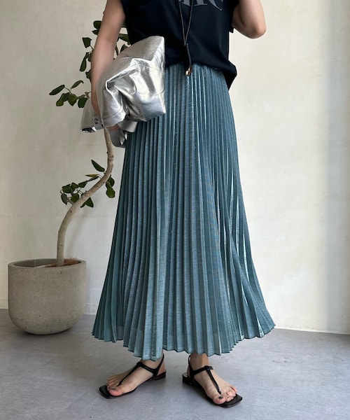 【WEB限定】ラメプリーツスカート2