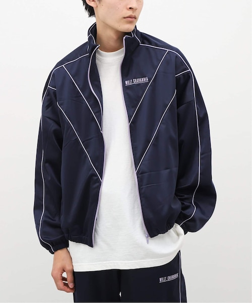 ジャケット・アウター 700FILL Embroidered Track Jacket Navy 6144f9f4e9d40199d07452931e79dd