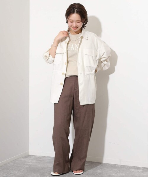 【SLOBE INEA】オックスCPOシャツブルゾン SLOBE IENA（スローブイエナ）の「オックスCPOシャツブルゾン