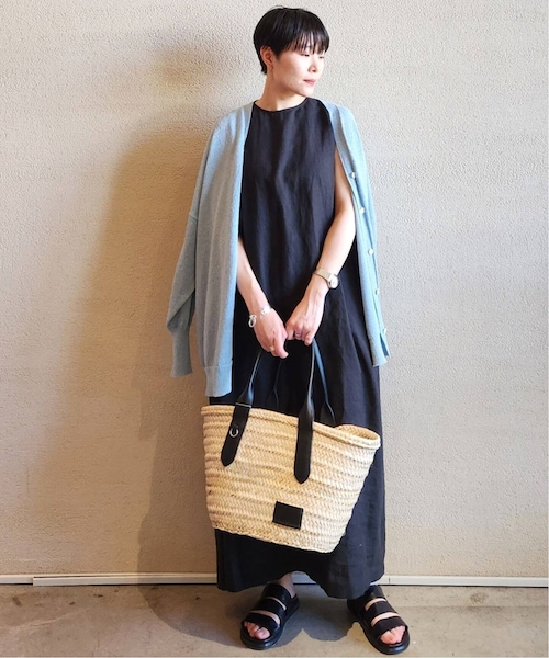 ジャーナルスタンダードラックス 美品 ペーパー Big-カーディガン 羽織り ペーパー Big-カーディガン JOURNAL STANDARD LUXE（ジャーナル