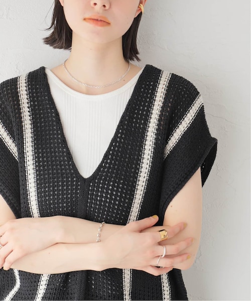 おまとめ ジャーナルスタンダード メッシュシャツ フレームワーク ニットベスト ジャガードクロス ニットベスト（ベスト）｜JOURNAL STANDARD