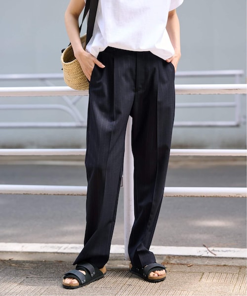 FRAMeWORK（フレームワーク）の「≪予約≫強撚ウールストレートパンツ
