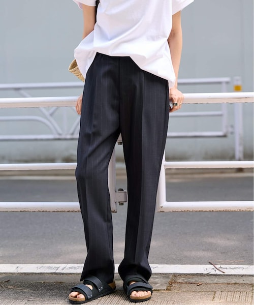 FRAMeWORK（フレームワーク）の「≪予約≫強撚ウールストレートパンツ