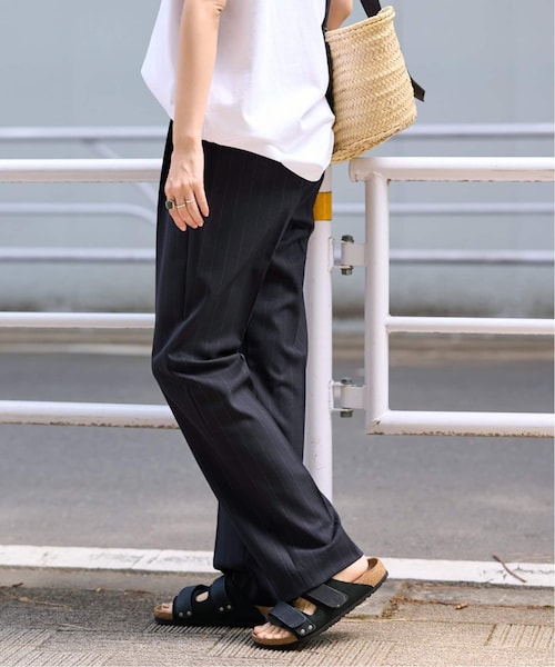 FRAMeWORK（フレームワーク）の「≪予約≫強撚ウールストレートパンツ