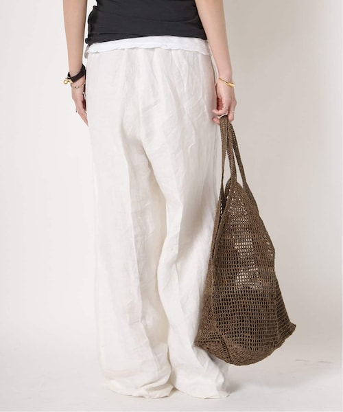 MUSE de Deuxieme Classe *Handsome リネンパンツ MUSE de Deuxieme classe（ミューズデドゥーズィエムクラス）の