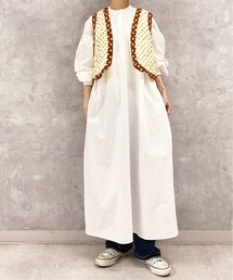 ジャーナルスタンダードラックス | タイプワッシャー パフワンピース ジャーナルスタンダードluxe タイプワッシャーパフワンピース