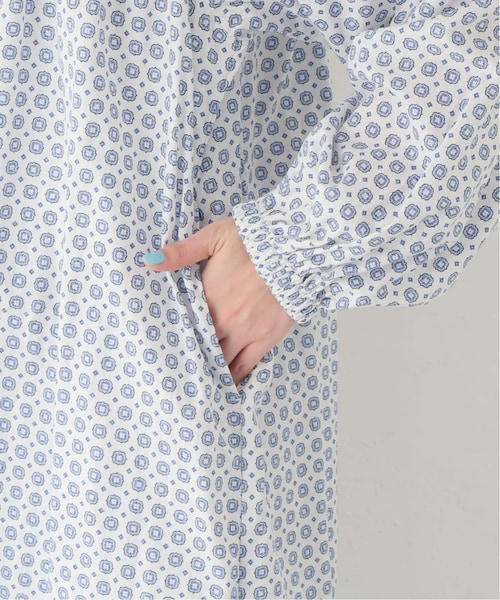 TOUJOURSトゥジュー シャツ ジャーナルスタンダードラックスluxe TOUJOURS 】 LINEN CLOTH Ruffle Shirt（シャツ／ブラウス