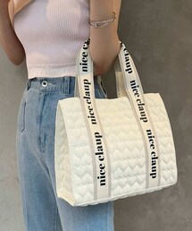 one after another NICE CLAUP | ハートキルティングミニトート(ショルダーバッグ)