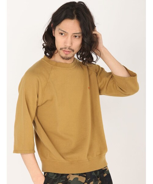 BOHEMIANS(ボヘミアンズ)の「BOHEMIANS/ボヘミアンズ 別注Emb 8Sleeve Tee Men's (4)(トップス・メンズ・GREY/NAVY/MUSTERD・S/M/L)」の15枚目の写真