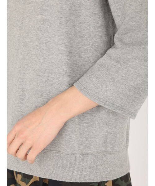 BOHEMIANS(ボヘミアンズ)の「BOHEMIANS/ボヘミアンズ 別注Emb 8Sleeve Tee Men's (4)(トップス・メンズ・GREY/NAVY/MUSTERD・S/M/L)」の5枚目の写真