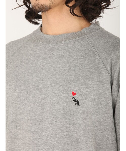 BOHEMIANS(ボヘミアンズ)の「BOHEMIANS/ボヘミアンズ 別注Emb 8Sleeve Tee Men's (4)(トップス・メンズ・GREY/NAVY/MUSTERD・S/M/L)」の4枚目の写真