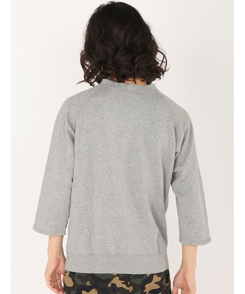 BOHEMIANS(ボヘミアンズ)の「BOHEMIANS/ボヘミアンズ 別注Emb 8Sleeve Tee Men's (4)(トップス・メンズ・GREY/NAVY/MUSTERD・S/M/L)」の3枚目の写真