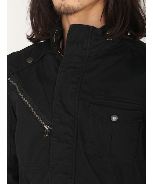 AVIREX(アヴィレックス)の「avirex/アヴィレックス/メンズ/CUSTOM M-65 BLOUSON/カスタム M-65 ブルゾン(ジャケット/アウター・メンズ・BLK/B/GNDY/TAN/D/OLIVE・M/L/XL/XXL)」の12枚目の写真