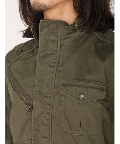 AVIREX(アヴィレックス)の「avirex/アヴィレックス/メンズ/CUSTOM M-65 BLOUSON/カスタム M-65 ブルゾン(ジャケット/アウター・メンズ・BLK/B/GNDY/TAN/D/OLIVE・M/L/XL/XXL)」の5枚目の写真