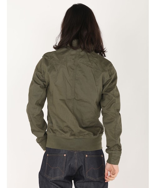 AVIREX(アヴィレックス)の「avirex/アヴィレックス/メンズ/CUSTOM M-65 BLOUSON/カスタム M-65 ブルゾン(ジャケット/アウター・メンズ・BLK/B/GNDY/TAN/D/OLIVE・M/L/XL/XXL)」の4枚目の写真