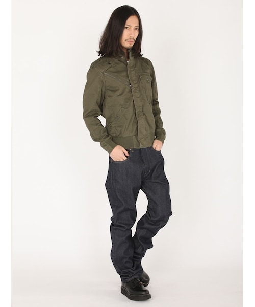 AVIREX(アヴィレックス)の「avirex/アヴィレックス/メンズ/CUSTOM M-65 BLOUSON/カスタム M-65 ブルゾン(ジャケット/アウター・メンズ・BLK/B/GNDY/TAN/D/OLIVE・M/L/XL/XXL)」の9枚目の写真